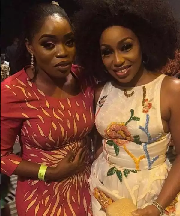 Bisola Pictured With Rita Dominic At "Isoken" Movie Premiere